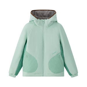 JOLLY BEAN | Hooded Color-block Quilted Girls Padded Jacket