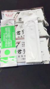 Stainless steel carbon steel blade numbered 11/23/24/60 individually packaged carved for fish cutting and kitchen tool replac