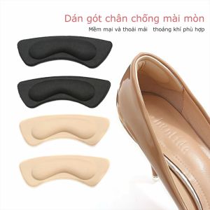 Q Miếng dán lót gót giày bảo vệ gót chân sau 4D Heel Liners cao cấp chống thốn và trầy chân khi mang giày chật hoặc giày cao gót