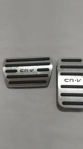 Bộ 2 ốp trang trí chân ga Chân Phanh xe Honda CRV 2023-2018 Mẫu Đẹp