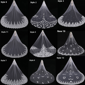 Long Wedding Dress Veil Luxury Forest System Headwear Super Fairy Tale Bridal Headpiece Photography Prop Soft Tulle