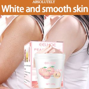Peeling Scrub Cream Peach Ice Cream Brightening Smooth Skin Care Whitening Exfoliating Removing Dead Skin Body Scrub  100g