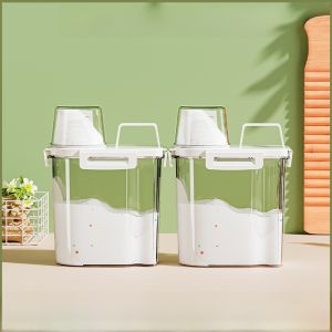 Large Capacity Laundry Detergent Storage Box Plastic Soap Container Household Laundry Liquid Storage Box Special Purpose Organizer