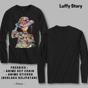 Kaos Panjang Monkey D Luffy Story - Nimea