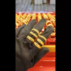 กระเป๋าแหวนทอง ครึ่งสลึง 96.5% ทองคำแท้ ลายแฟชั่นดวงดาว 1.9 กราฟา #GoldRing // "เมืองดวงดาว" // 96.5% ไทย gold