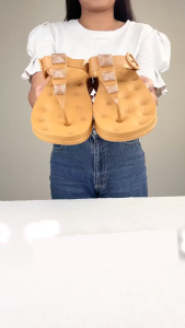 Dép nữ Thái Lan nữ quai kẹp Moniga Sofa đế cao 4p siêu êm chống trơn