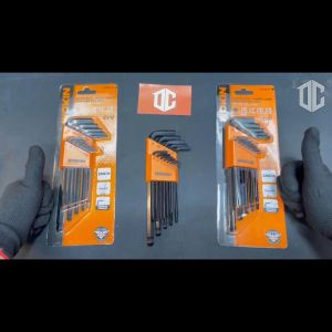 Bộ Lục Giác Đầu Bi Hệ Inch 13 chi tiết WOKIN 208613 Thép CrV đen sử dụng cho việc mở ốc đầu lục giáctháo lắp bộ phận xe