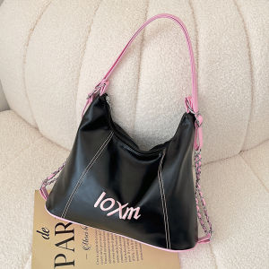 Large Capacity Backpack Bags Womens 2023 New Arrival Popular Special-Interest Design Fashion Color Contrast Work Clothing Tote Messenger Bag