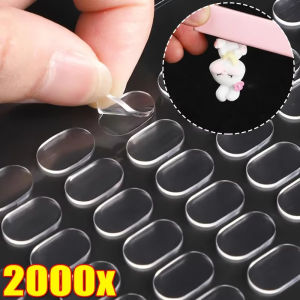 2000Pcs hai mặt Gel Keo Miếng Đệm Có Thể Tháo Rời nhân vật phim hành động Sửa Chữa Gắn Chấm Áp phích Rõ Ràng keo dính Không Có Dấu Vết Dính Điểm
