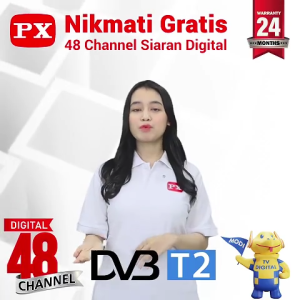 Antena TV Digital Indoor Outdoor Antenna Booster DVBT2 4K PX DA-6600