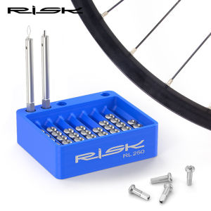 RISK Bicycle Rim Spoke Cap Arrangement Tool Bike Wheel Ring Spoke Cap Storage Box Organizer Spoke Wrench Tool