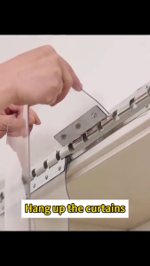 PVC Plastic Strip 2.4M Curtain Clear Plastic Strip Curtain For Freezer Room Door With Hanging Rail