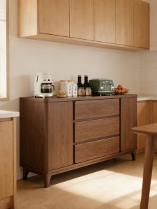 HESHIBOYA | Retro Style Wooden Sideboard Storage Cabinet