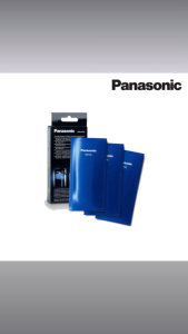 Panasonic WES4L03 Lamdash Shaver Cleaning Liquid – 3-Pack Refill for Panasonic Electric Shavers