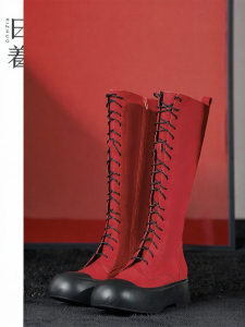 Autumn Fashion Martin Boots Suede Leather Thick Soles High Top