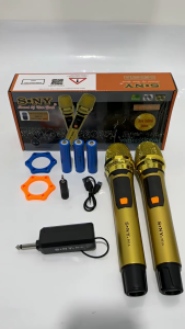 MIC MICROPHONE WIRELESS DOUBLE S.NY-901A NEW GOLDEN EDITION MIKROFON KARAOKE