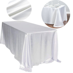 Rectangle Satin Tablecloth: Perfect for Your Wedding & Christmas Baby Shower