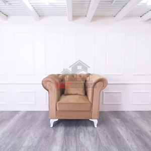 Sofa Chesterfield 1 Seater Classic THOMSON Series | Sofa Kancing 1 Dudukan