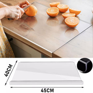 YESPERY Acrylic Cutting Board Transparent Anti Slip Kitchen Board Fruit and Vegetable Cutting Board Hamburger Sandwich Making Board