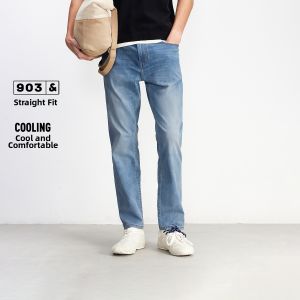 Jack Jones | Vintage Faded Blue Straight Nine-Inch Denim Pants