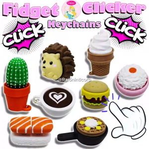 Daisy Fidget Clicker Keychains GRP 65 Raion Stress Reliever Toys for Kids