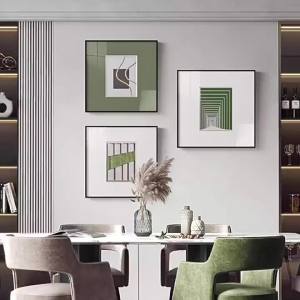 YASISHA | Modern Minimalist Wall Art for Dining Room and Living Room  Geometric Design
