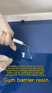 NICEDEN A1 A2 A3 A3.5 B1 Dental Composite Curing Light Resin 2.5g/4g Dentist Materials Light Curing Resin Shade Micro Hybrid Composite