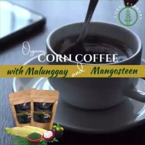 Organic Corn Coffee with Malunggay and Mangosteen