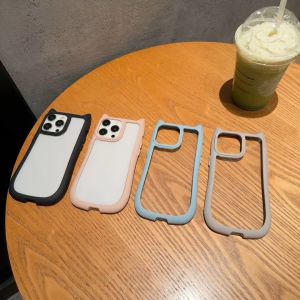 Cute 3D Cat Ear Transparent Phone Case for IPhone 11 13 14 Pro Max 12 15 Promax 15 Plus Back Cover Casing for iPhone 13