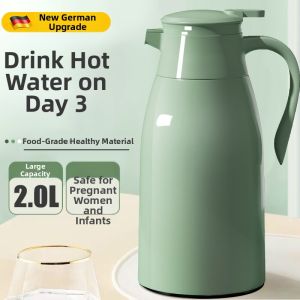 MONLEYTA | Portable Durable Thermos for Home Student Use Glass Liner