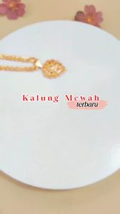 Nice Jewelry Kalung Dewasa Liontin Dubai Krawang Perhiasan Lapis Emas KL 024