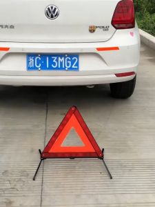 Car Warning Foldable Triangle Sign Car Emergency Triangle Safety Triangle Kecemasan Tiga Segi Reflector Reflector