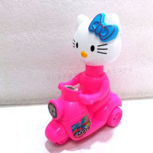 Mainan Anak Motor Vespa Karakter Pencet Kepala Bisa Jalan