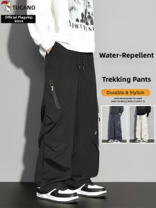 TUCANO | Casual Work Loose Oversized Trousers Black