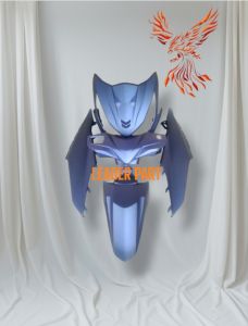 COVER BODY HALUS HONDA BEAT FI LAMA BIRU DOF MATTE COSTUM 2014 2015 2016 BARU