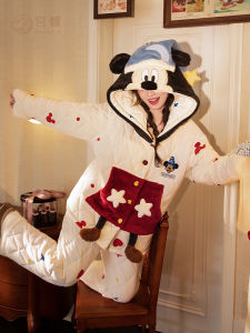 GONGDIE | Thermal Thick Warm Flannel Womens Pajamas