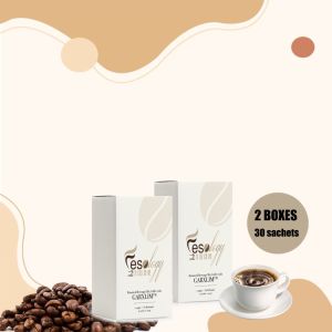 【READY STOCK】 🔥 引爆推荐🔥 Fesolõgy Slimming Coffee 啡|瘦|逻|辑 #快速瘦身咖啡 (15packs/box)