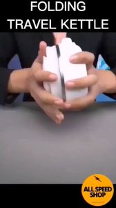 Portable Folding Silicone Water Kettle 600ml Water Pot Outdoor Camping Safety Household Appliance