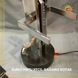 Kunci Pintu Kecil Premium Silinder Gagang Kotak Handle Pintu Full Set Murah