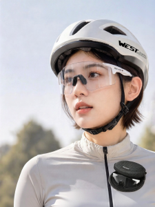 West Biking | Fog-Proof Color Changing Night and Day Use Cycling Sunglasses for Mountain and Road Biking Anti-Sand Running Goggles