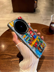 Ultra Protective Phone Case for VIVOx300 X200Pro X100 X80 X90 Creative Lego Blocks Full Cover Anti-Fall Mechanical Mario Design