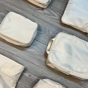 【SG Ready Stock】6Pcs Set Travel Storage Bag Compression Luggage Storage Bag/Compression packing cube/Packing Cube/Packing Cubes Clothes Classification Waterproof Large Capacity