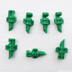 180 Degree Refracted Mist Spray Nozzle for Garden Lawn Fruit Trees Irrigation Cooling Strip PE Pipe Flower Bed Automatic Watering Equipment