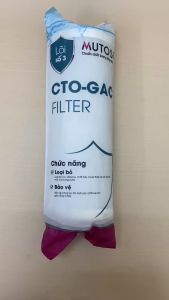 Lõi Lọc Nước Mutosi Số 2/3 – Lõi Thường CTO-GAC Giúp Loại Bỏ Clo Và Chất Khí Gây Mùi Trong Nước