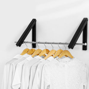 Clothes Drying Rack Wall Mounted Folding Drying Rack Hidden Clothes Rack for Bathroom Balcony
