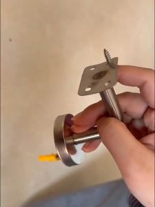 สแตนเลส เกรด 304 ขายึดราวบันได ขาจับราวบันได มี 2 ​​ขนาด ขาราวบันได ขาตัวแอล