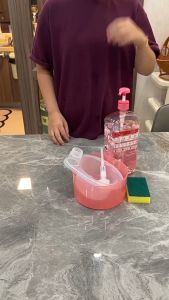 Round Shape Dishwashing Soap Liquid Pump Liquid Pump Soap Container Dishwashing Soap Dispenser  Kitchenware Cleaning Tools