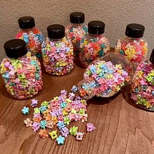 36PCS/ Box Girl Cute Colorful flowers Cartoon hair Cute bobby pin Headband Fashion hair accessories