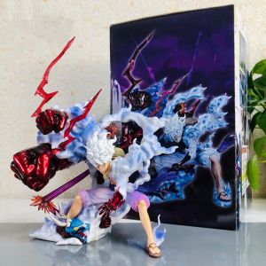 [Ready Stock] One Piece Monkey D. Luffy Gear 5 Sun God Nika GK Fight Mode 28cm PVC Figure Collection Gift Present Birthday 海贼王路飞五档太阳神尼卡战斗模式手办礼物生日摆设摆件