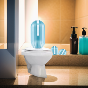 Bottle Toilet Gel Flushing Freshener Deodorant Cleaner